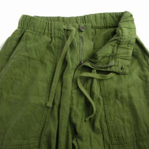 JOURNAL STANDARD relume 24SS ハウスホールド コットンリネンワイドバギーベイカーイージーパンツ ミリタリー M 緑 グリーン 24-030-464-0330-2-0