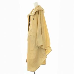 POLO RALPH LAUREN ポケッタブルレインポンチョ レインコート 刺繍 M-L ベージュ