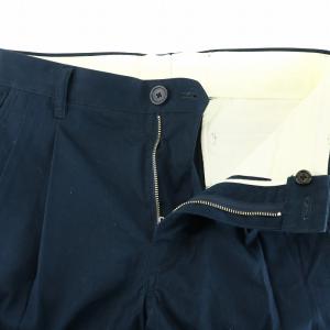 PS Paul Smith タグ付き COTTON STRETCH WIDE TROUSERS チノパン ワイドパンツ ストレート