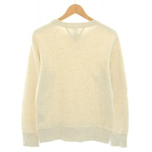 LOOPWHEELER ビームスプラス BEAMS PLUS スウェット トレーナー 両V クルーネック 長袖 M ライトグレー