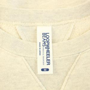 LOOPWHEELER ビームスプラス BEAMS PLUS スウェット トレーナー 両V クルーネック 長袖 M ライトグレー