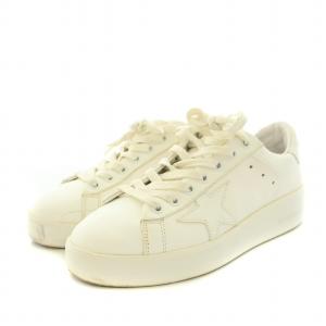 GOLDEN GOOSE ペンスター Penstar バイオベースホワイトスター＆ミラー調ヒールタブ スニーカー シューズ ローカット