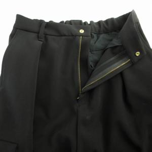CULLNI STUDIOUS別注 CARGO PANTS カーゴパンツ ストレート ベルト付き 1 S 黒 ブラック