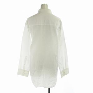 Deuxieme Classe washerシャツ ブラウス 長袖 F 白 ホワイト 19050500703110