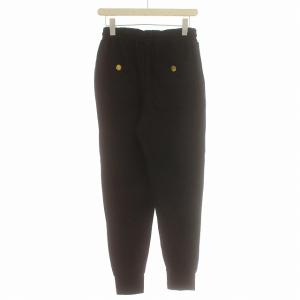 Grace Class 22SS イージーパンツ ナイロン混 ジョガーパンツ 36 S 黒 ブラック