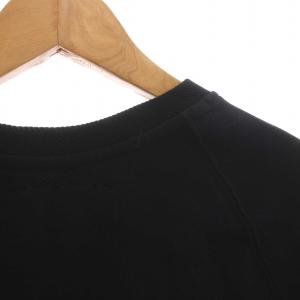 JACOB COHEN スウェット トレーナー 刺繍 裏起毛 クルーネック 長袖 M 黒 ブラック