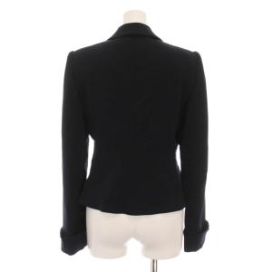 ARMANI COLLEZIONI テーラードジャケット ウール アウター 40 紺 ネイビー /YM