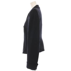 ARMANI COLLEZIONI テーラードジャケット ウール アウター 40 紺 ネイビー /YM