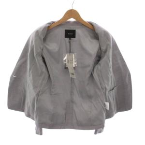 BOSCH 18SS スーツ セットアップ 上下 テーラードジャケット タイトスカート ひざ丈 シルク混 38 グレー