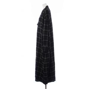 REMI RELIEF L'Appartement別注 CHECK SHIRT DRESS F ブラック