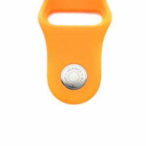 HERMES Apple Watch用 42/44/45mm ラバーベルト オレンジ
