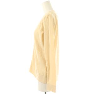 Max Mara アンサンブルニット ノースリーブカットソー カーディガン S イエローベージュ /DO