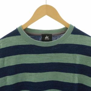 PS Paul Smith. RED EAR Tシャツ カットソー 半袖 ボーダー M 緑 グリーン 紺 ネイビー