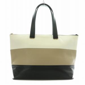 トートバッグ レザー 白 ホワイト ベージュ 黒 ブラック /NW30 D