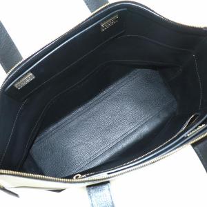 GIORGIO ARMANI トートバッグ レザー 白 ホワイト ベージュ 黒 ブラック /NW30 D