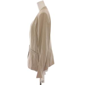 BOSCH 22SS ノーカラージャケット アウター 38 ベージュ 021-2150203 /YM