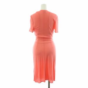 ISSA LONDON ワンピース 半袖 ひざ丈 カシュクール UK6 XS ピンク /NQ