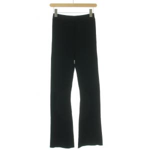 EVERYDAY I LIKE 23AW TEX Rib レギンスパンツ イージー リブニット ウエストゴム ウール F 黒 ブラック 23030500805030