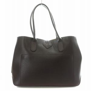 Longchamp ロゾ Roseau トートバッグ レザー 茶 ブラウン