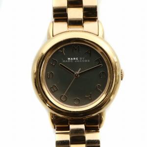腕時計 クォーツ アナログ 3針 ゴールド文字盤 MBM3099