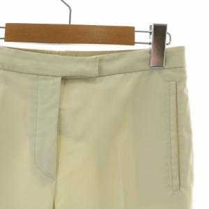 PRADA スラックスパンツ ジップフライ ストレッチ 40 M アイボリー