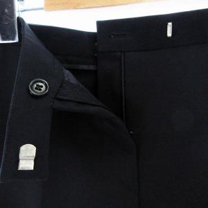 PRADA  テーパードパンツ スラックス センタープレス 無地 40 S 紺 ネイビー