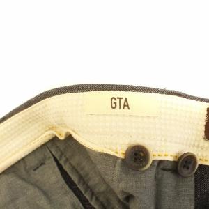 GTA SLIM Bayron テーパードパンツ タック ジップフライ 48 L チャコールグレー