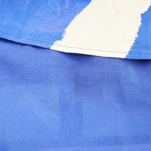 martinique 24SS パネルプリントフレアスカート ミモレ ロング 2 M 青 ブルー 緑 グリーン A0343FS