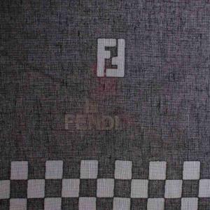 FENDI 折り畳み傘 日傘 ロゴ 黒 ブラック