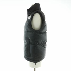 THE NORTH FACE Nuptse Vest ヌプシベスト ダウンベスト ジャケット アウター スタンドカラー ジップアップ ロゴ 刺繍 M 黒
