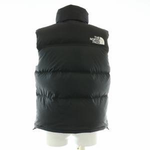 THE NORTH FACE Nuptse Vest ヌプシベスト ダウンベスト ジャケット アウター スタンドカラー ジップアップ ロゴ 刺繍 M 黒