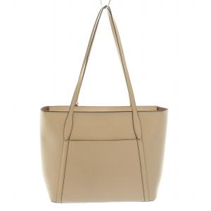 kate spade new york カラ ラージ トート ハンドバッグ トートバッグ レザー チャーム ピンクベージュ /YT