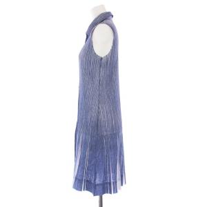 PLEATS PLEASE ISSEY MIYAKE イッセイミヤケ シャツワンピース 4 ブルー