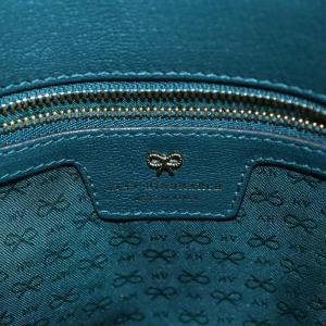 ANYA HINDMARCH ハンドバッグ ショルダーバッグ 2way レザー 緑 グリーン