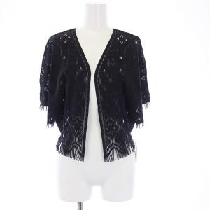 PLEATS PLEASE ISSEY MIYAKE エーポックインサイド A-POC INSIDE イッセイミヤケ カーディガン トッパー 半袖 フリンジ