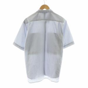 STILL BY HAND ピマコットン 半袖ブロードシャツ カジュアル 半袖 46 M 水色 ライトブルー SH04241 /NQ