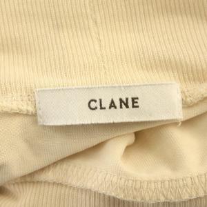 CLANE カットソー タートルネック 長袖 ロンT 1 S アイボリー