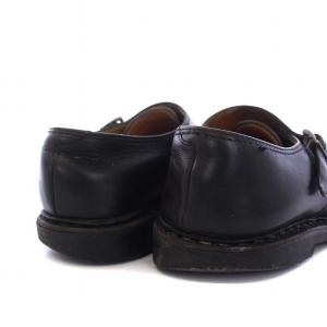 Paraboot William ダブルモンク ビジネスシューズ レザー 6 24.5cm 黒 ブラック