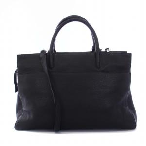 SAINT LAURENT PARIS カバ・リヴゴーシュ ハンドバッグ 2WAY ブラック