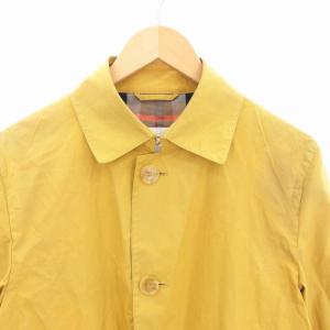 MACKINTOSH PHILOSOPHY MACKINTOSHPHILOSOPHY ステンカラーコート ショート丈 アウター 薄手 38 M 黄 イエロー /MM