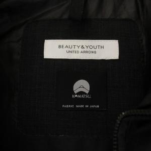 BEAUTY&YOUTH UNITED ARROWS ダウンベスト ジャケット ジップアップ ウール M グレー 1225-114-8181