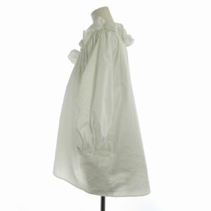 CLANE 2WAY PUFF NECK TOPS ブラウス カットソー フリル オフショルダー 長袖 1 S 白 ホワイト