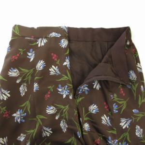 ANAYI フレアスカート マキシ ロング 花柄 38 M マルチカラー