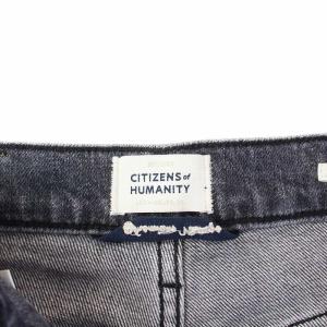 CITIZENS OF HUMANITY 22SS DAPHNE CROP デニムパンツ ジーンズ カットオフ ダメージ加工 W24 グレー 22030510002210
