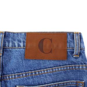 Deuxieme Classe 22SS CELERI Side Slit デニムパンツ ジーンズ カットオフ 34 XS 青 ブルー