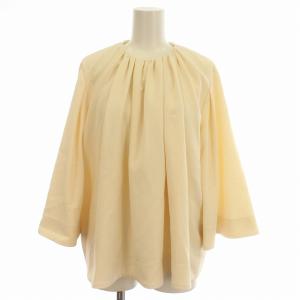 21SS シャツ ブラウス フレアスリーブ 七分袖 プルオーバー 38 M アイボリー