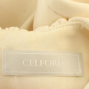 CELFORD 21SS シャツ ブラウス フレアスリーブ 七分袖 プルオーバー 38 M アイボリー