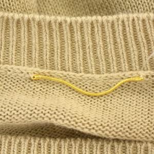 L'Appartement 22SS リネン混 サマーニット 半袖 ニット カットソー F ベージュ /G