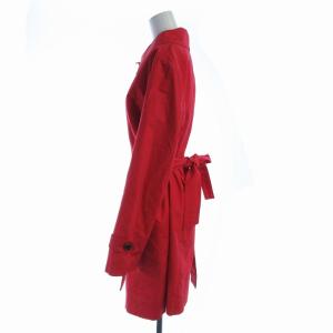 23区 ステンカラーコート ロング ライナー付き 中綿 アウター 44 L 赤 レッド