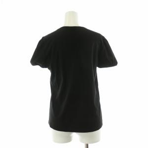 TO BE CHIC タグ付き Tシャツ カットソー フラワーモチーフ 半袖 3 L 黒 ブラック